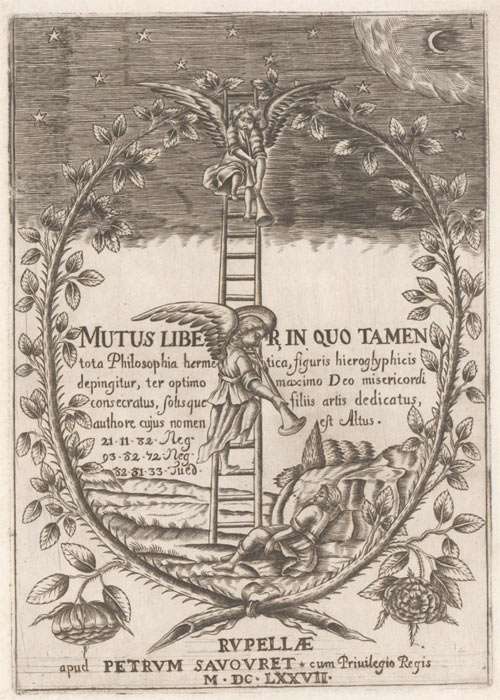 Mutus Liber, first plate