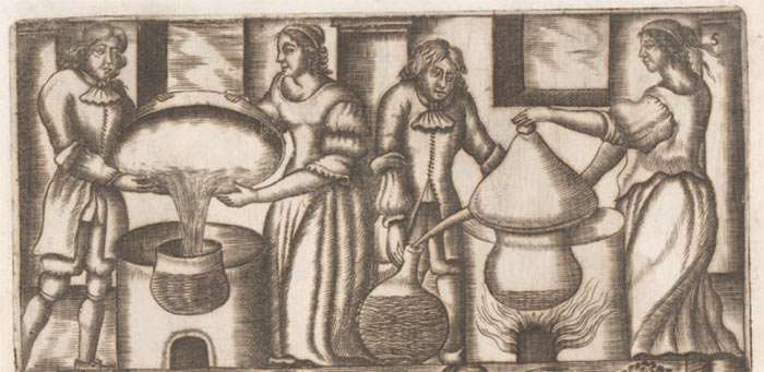 Mutus Liber, distilling the dew