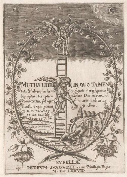 Mutus Liber, 1st plate