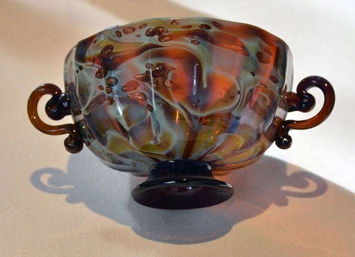 Murano glass vase