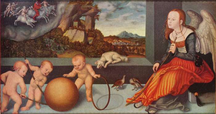 Melancholia, by Lucas Cranach the Elder, 1532