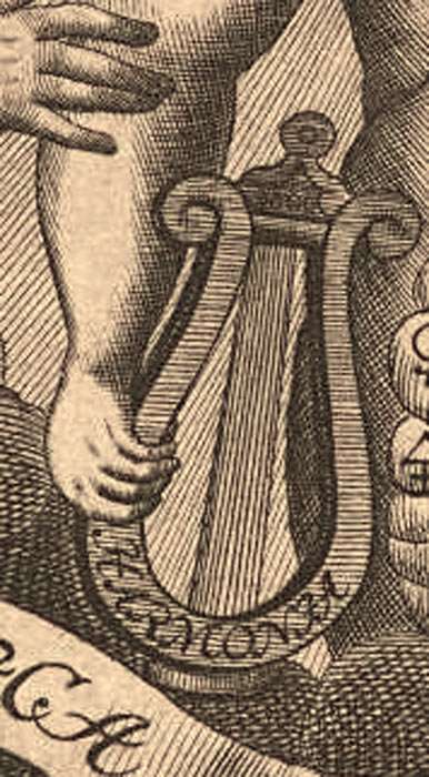 Frontispiece of Johann Bechers Physica Subterranea, detail