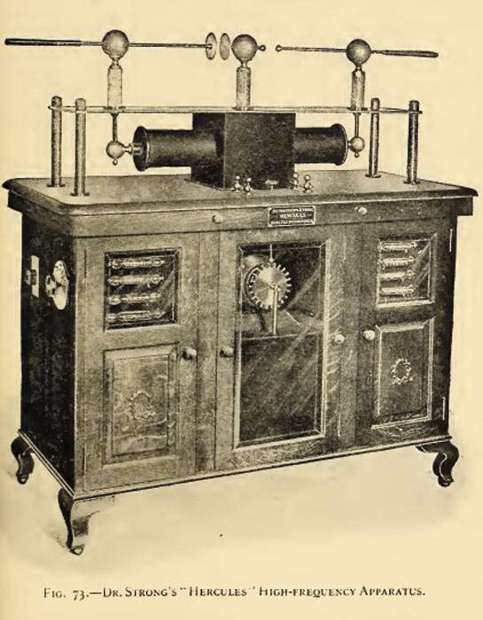 Dr. Strong's "Hercules" High Frequency Apparatus
