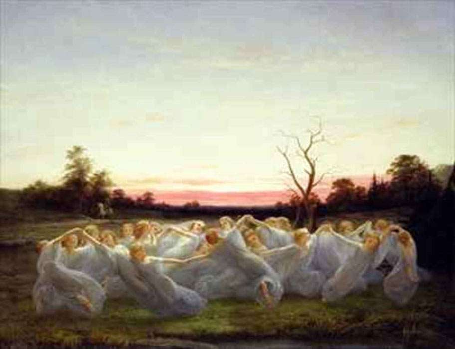 August Malmstrm "Dancing Fairies" 1866