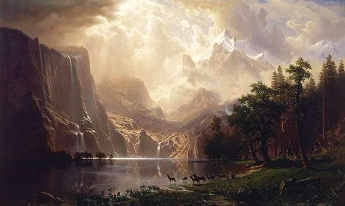 Painting by Albert Bierstadt