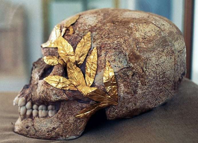 elongated skull from an Athlete in Crete