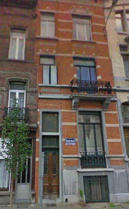 House in Schaerbeek, where Joska Soos lived