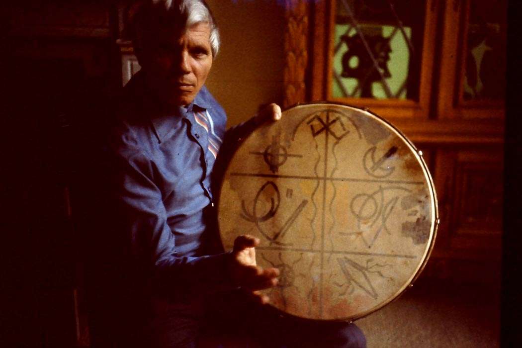 Joska Soos with original drum