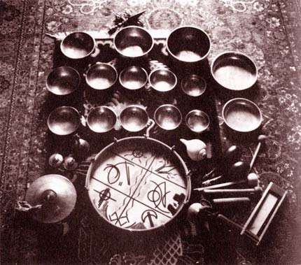 Joska Soos' shamanuic instrumnents