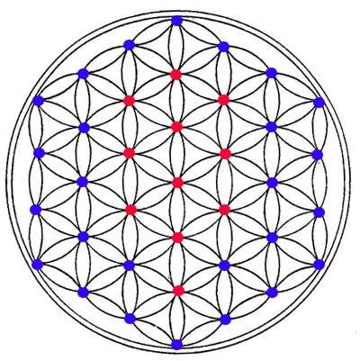 tree of life inside flower of life