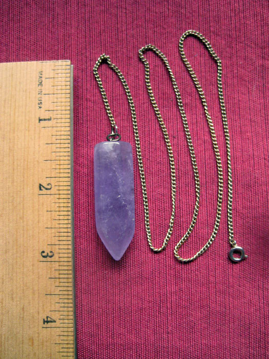 Amethyst pendulum