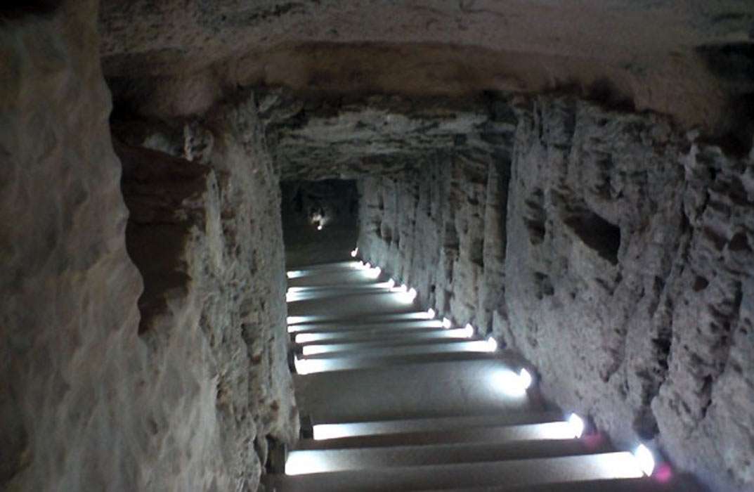 One of the Lesser Tunnels, at the entrance gate.