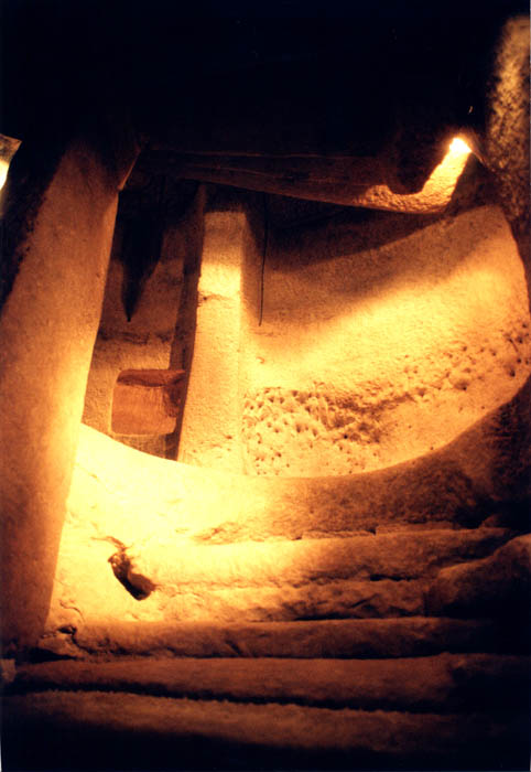 staircase leading to the lowest level