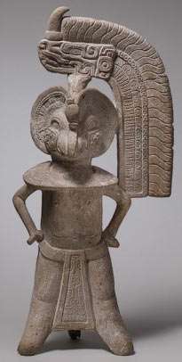 Ceramic Bird-Headed figure
