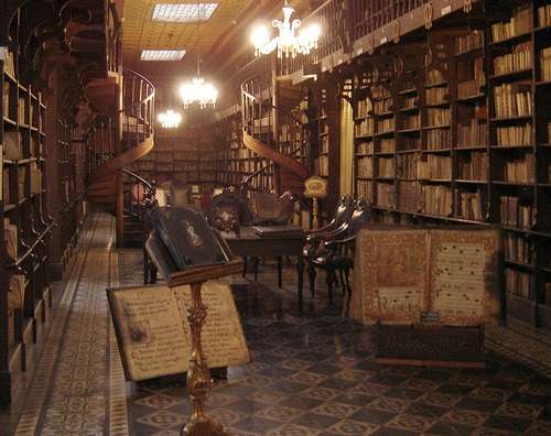 monastery library