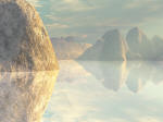misty fjord
