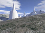 pointed towers