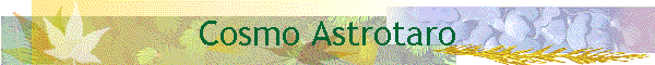 Cosmo Astrotaro