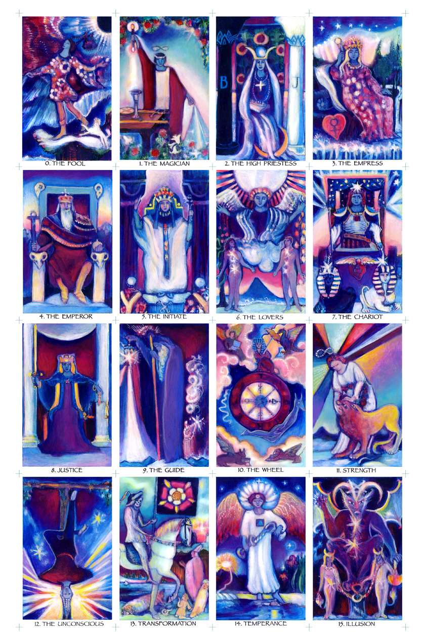 Dark Crystal Rose tarot deck