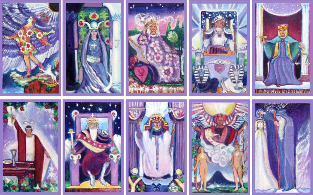 Elemental Rainbows Illuminated Tarot deck